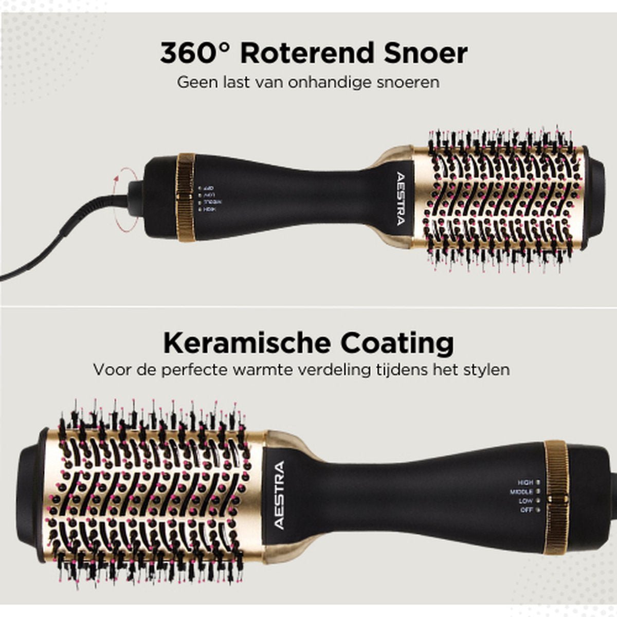 Aestra 3 - in - 1 Föhnborstel - Aestra B.V.